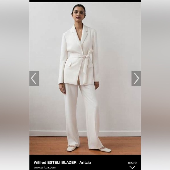 Aritzia Esteli Blazer. light birch. Size Small - Picture 2 of 7
